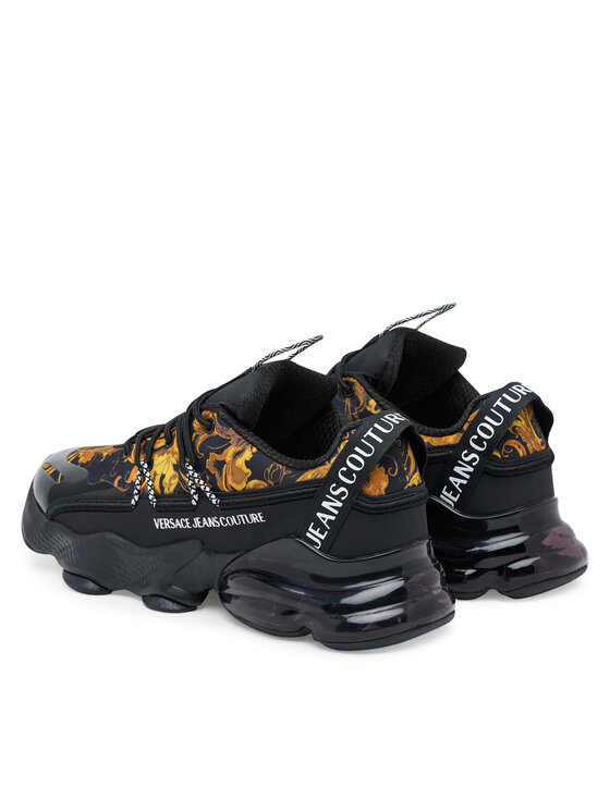 Versace Jeans Couture Снікерcи Versace Jeans Couture 79YA3SU2 ZSC94 G89 Чорний