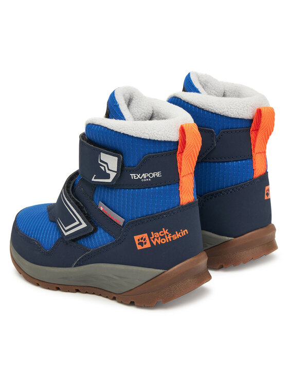 Jack Wolfskin Sniega zābaki Jack Wolfskin Polar Bear-b Texapore Mid Vc K A62144 Zils