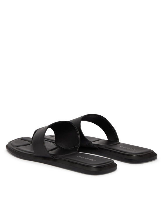 Calvin Klein Джапанки Calvin Klein Leather Toe Post Sandals HW0HW02866 Черен