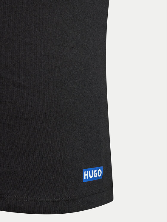 HUGO HUGO Комплект футболок Naolo 50522383 Чорний Regular Fit