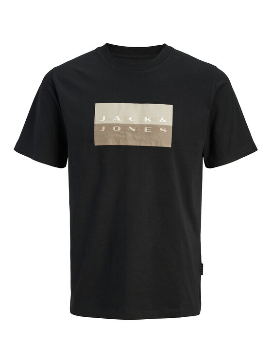 Jack & Jones Jack & Jones Camiseta Fusion 12289863 Negro Regular Fit