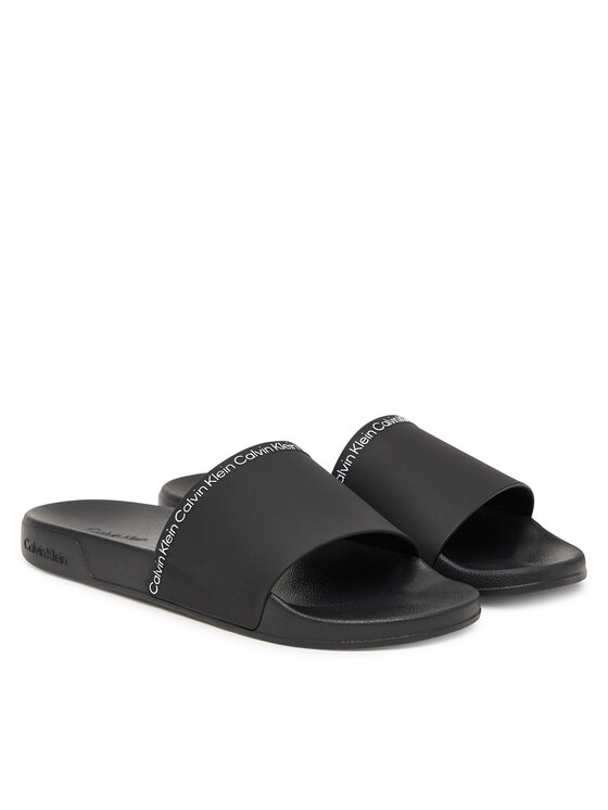 Calvin Klein Чехли Calvin Klein Ess Slide Institutional Cv HM0HM02108 Черен