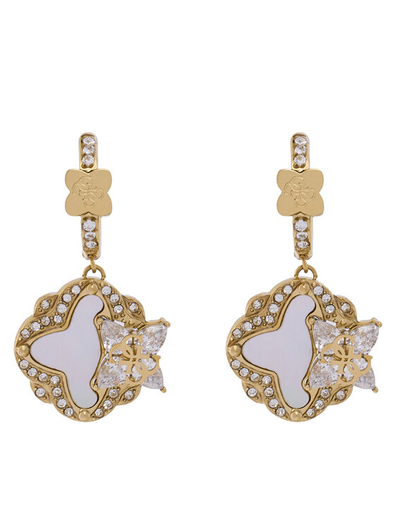 Guess Naušnice Guess JUBE05 583JW Zlatá