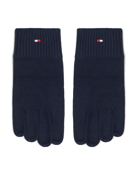 Tommy Hilfiger Rękawiczki Męskie Tommy Hilfiger Essentials AM0AM12845 Granatowy