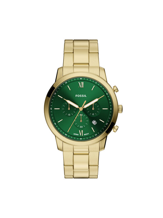 Fossil Годинник Fossil Neutra FS6164 Золотий
