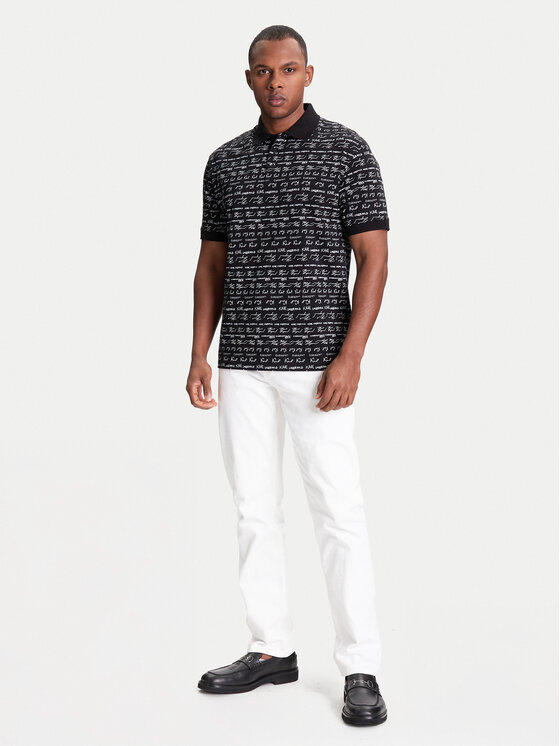 KARL LAGERFELD KARL LAGERFELD Polo 745120 553225 Negro Regular Fit