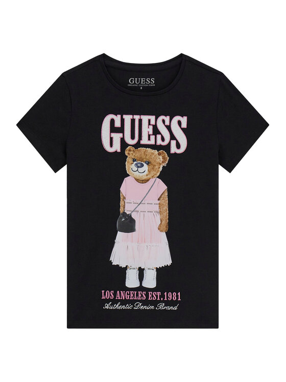 Guess Guess Camiseta J6RI10 K6YW4 Negro Regular Fit