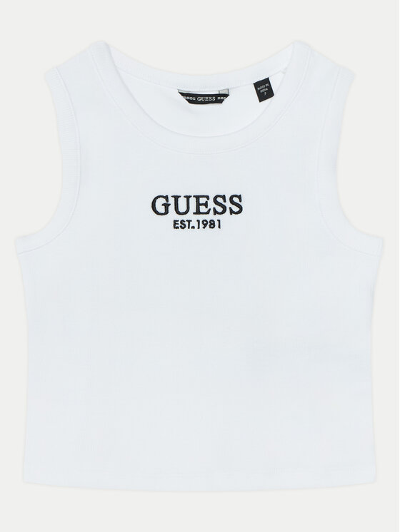 Guess Guess Топ J4YI16 KBZP4 Білий Regular Fit