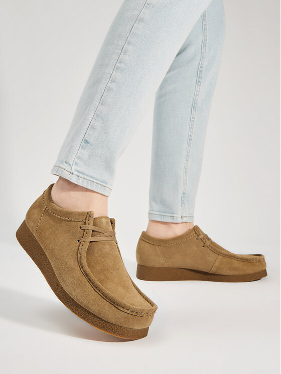 Clarks Mokasíny Clarks Wallabeeevo 26172821 Hnedá