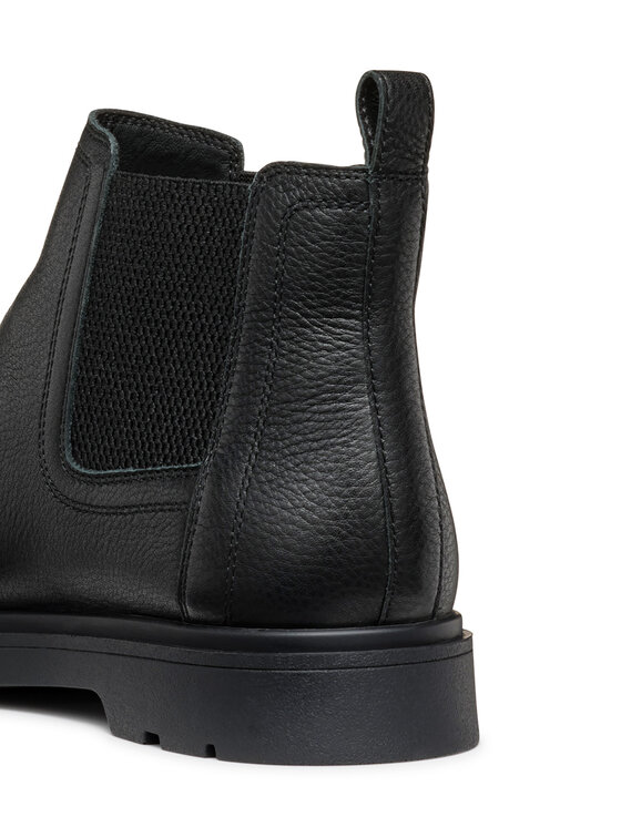 Geox Členková obuv s elastickým prvkom Geox U Spherica Ec1 U36D1C 00046 C9997 Čierna
