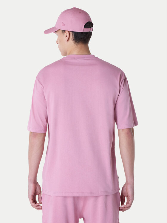 New Era New Era Футболка New York Yankees MLB League Essential 60596181 Рожевий Regular Fit