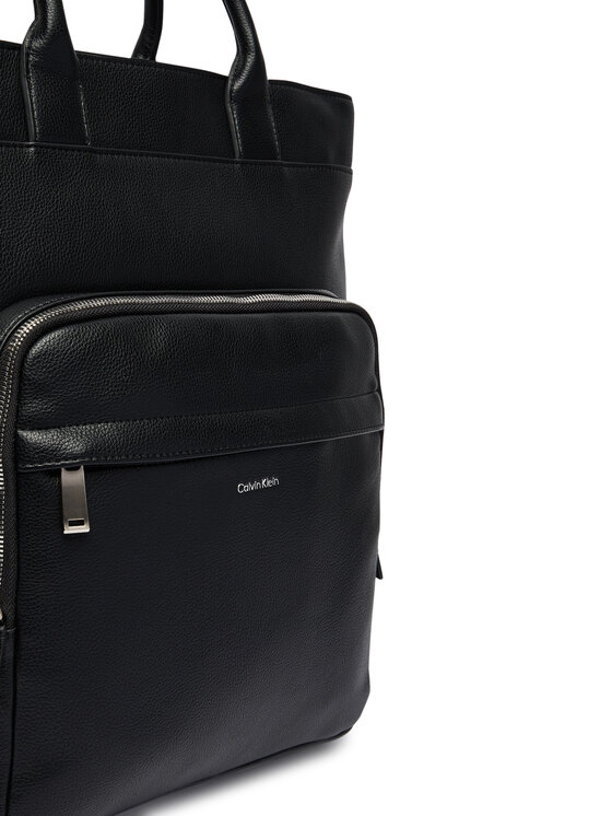 Calvin Klein Ročna torba Calvin Klein Raised Tote LV04D3494G Črna