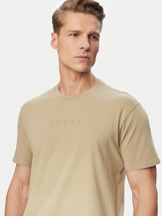 Guess Guess Футболка M6GI29 K3258 Бежевий Regular Fit