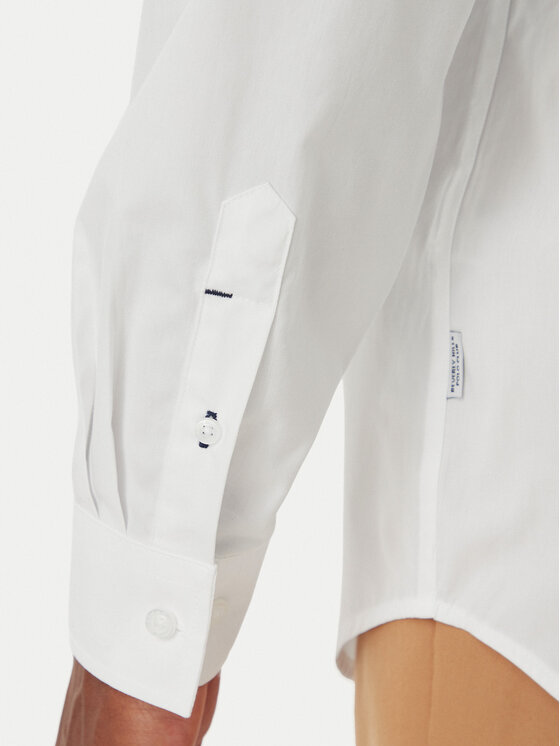 Beverly Hills Polo Club Beverly Hills Polo Club Camisa P-SS26M-BRASS Blanco Regular Fit