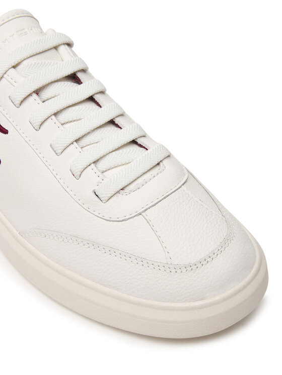 Tommy Hilfiger Сникърси Tommy Hilfiger Th Icon Court Script Premium FW0FW09604 Кремав