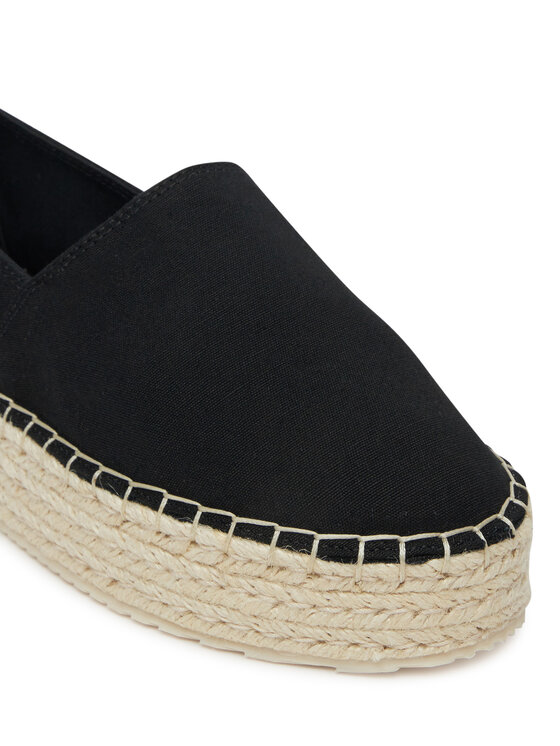 Calvin Klein Jeans Espadrilky Calvin Klein Jeans Flatform Esdparille Mg/Hdw YW0YW01737 Čierna