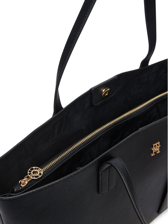 Tommy Hilfiger Borsetta Tommy Hilfiger Th Icon Tote AW0AW18724 Nero