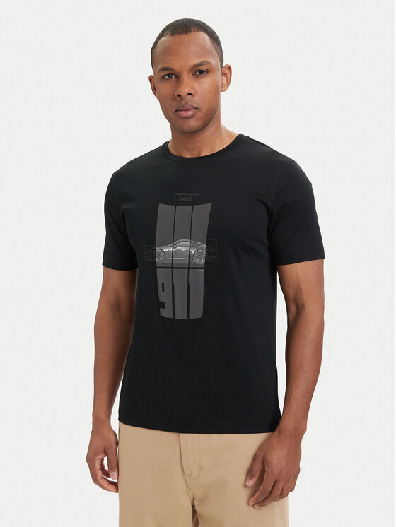 BOSS BOSS Camiseta PS Spirit70 Grx 50559811 Negro Regular Fit