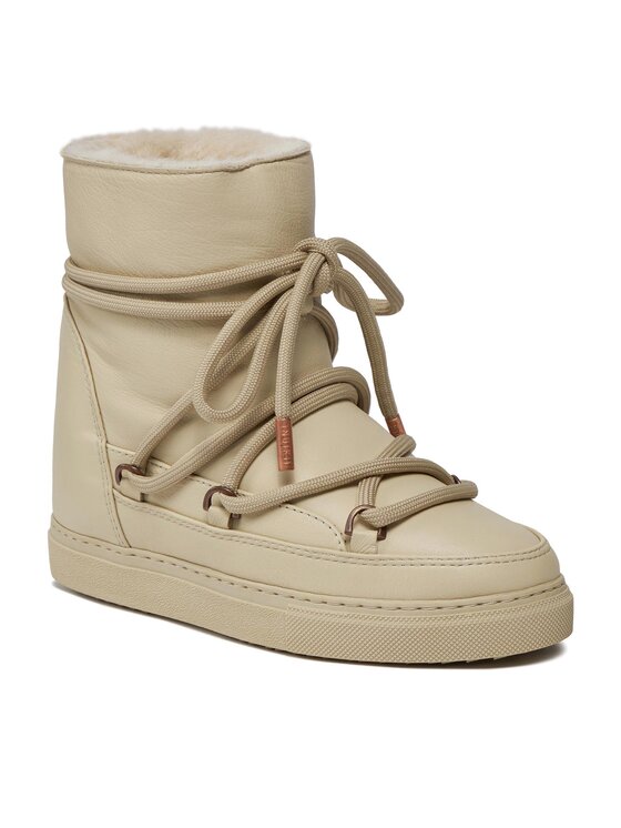 Inuikii Stivali da neve Inuikii Full Leather 75203-087 Beige