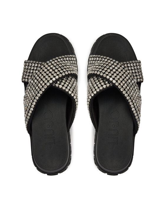 Liu Jo Шльопанці Liu Jo Lovely Sandal 02 BA4133 TX421 Чорний