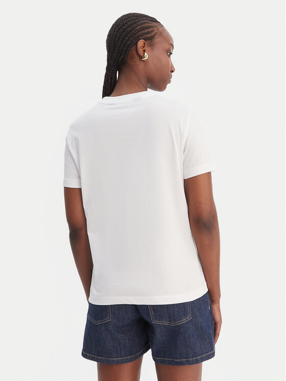 Just Cavalli Just Cavalli Camiseta 80PAHT28 CJ500 Blanco Regular Fit