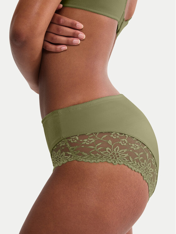 Triumph Triumph Класичні труси з високою талією Ladyform Soft 10224859 Зелений