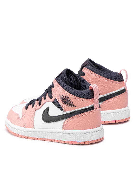 Nike Sneakersy Nike Jordan 1 Mid (Ps) 640737 603 Růžová