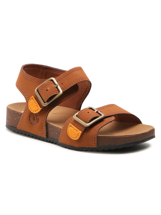 Timberland Босоніжки Timberland Castle Island 2 Strap TB0A427QF13 Коричневий