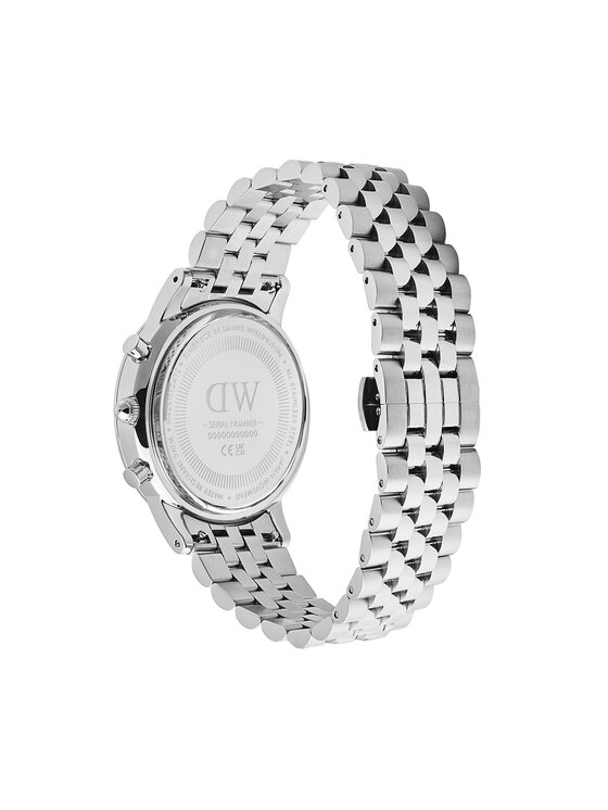 Daniel Wellington Годинник Daniel Wellington Iconic Chronograph DW00100873 Срібний