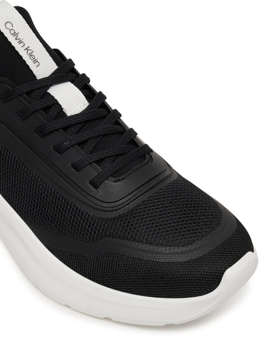 Calvin Klein Сникърси Calvin Klein Light Eva Run Sock Mesh Lycra HW0HW03023 Черен