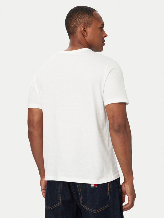 Tommy Hilfiger Tommy Hilfiger Conjunto de camisetas 3P Ss Tee UM0UM03870 Crema Regular Fit