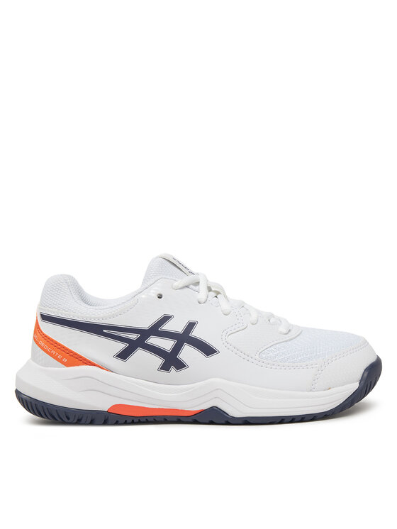 Asics Čevlji za tenis Asics Gel-Dedicate 8 Gs 1044A077 Bela