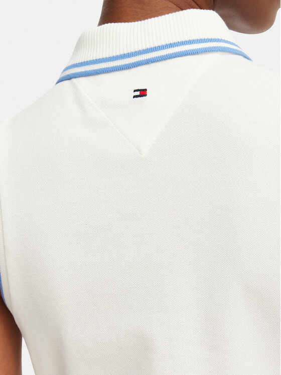 Tommy Hilfiger Tommy Hilfiger Polo 1985 WW0WW49561 Blanco Slim Fit
