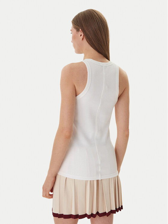 Lacoste Lacoste Top TF5388 Écru Slim Fit