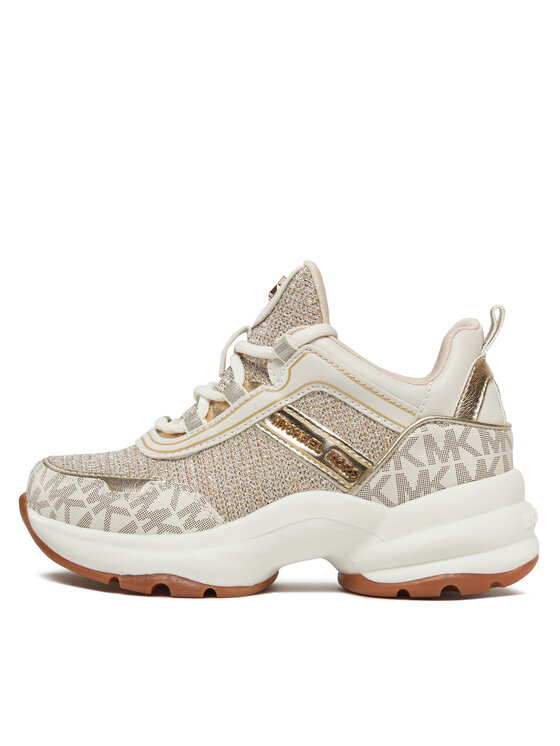 Sneakers MICHAEL Michael Kors Olympia MK100737 Bej | Epantofi.ro