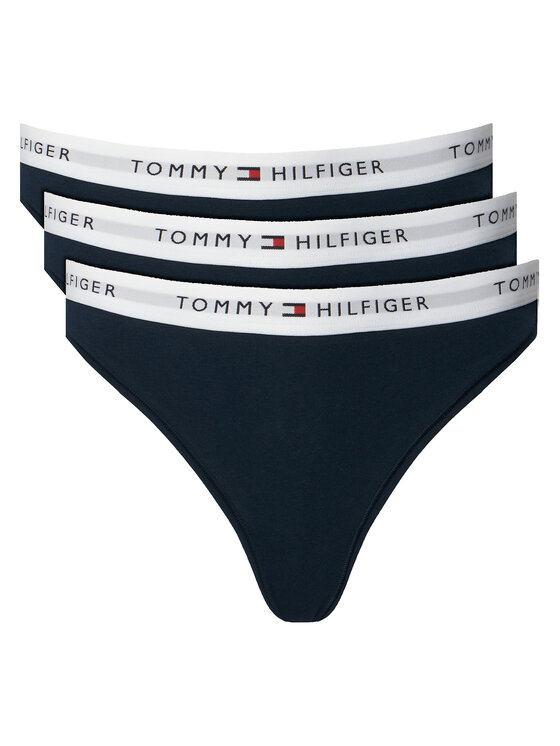 Tommy Hilfiger Tommy Hilfiger Conjunto de tangas UW0UW05530 Azul marino