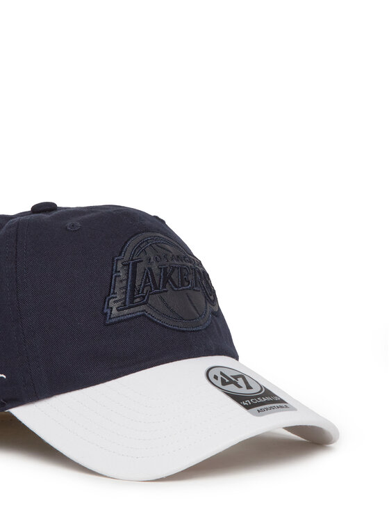 47 Brand Cepure ar nagu 47 Brand NBA Los Angeles Lakers '47 x Tommy Hilfiger Courtside '47 Clean Up THCCU174GWL Tumši zils