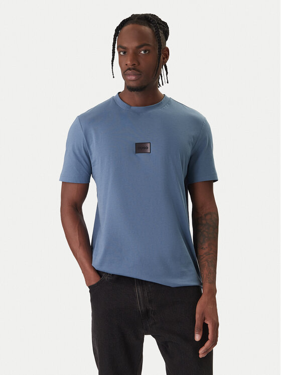 HUGO HUGO Camiseta Danotie 50553124 Azul Regular Fit