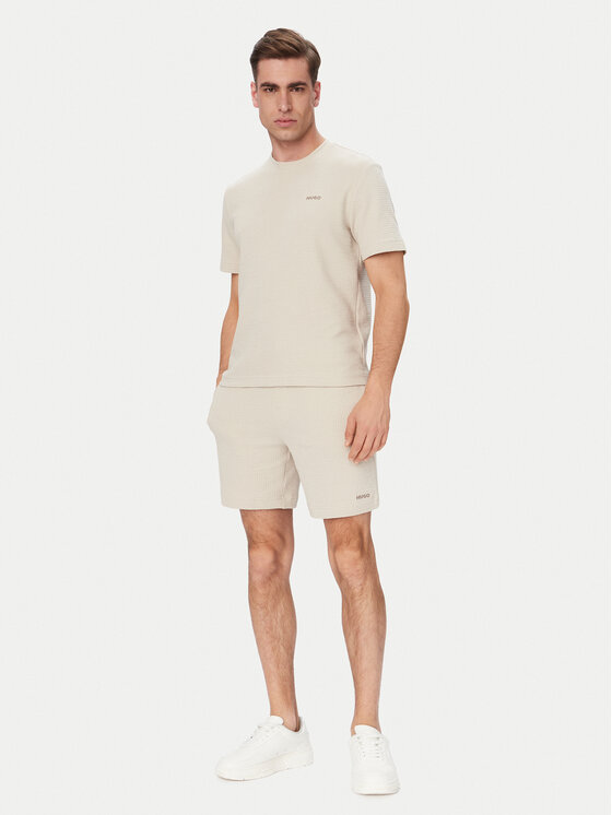 HUGO HUGO Camiseta Austin 50532011 Beige claro Regular Fit