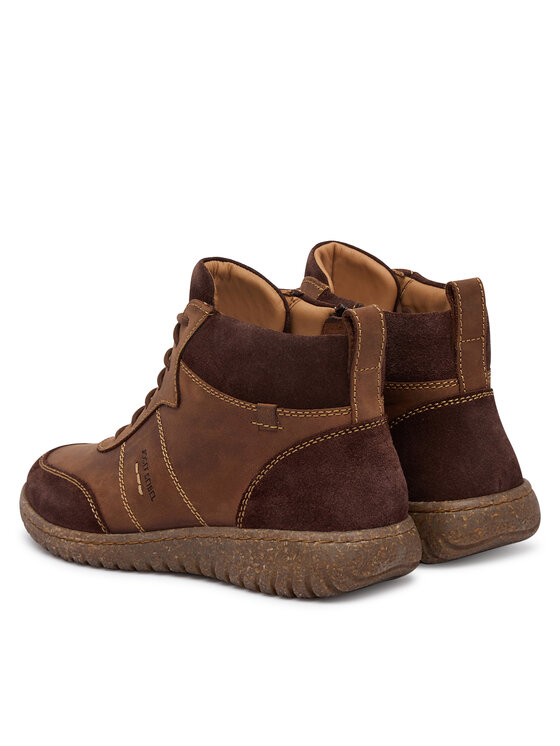 Josef Seibel Kotníková obuv Josef Seibel Angelina 05 78405-FL41 Tmavě hnědá
