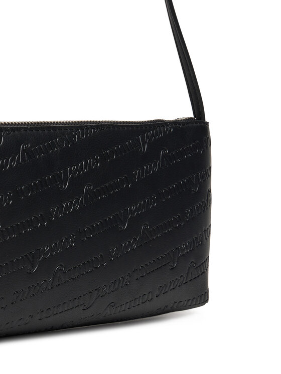 Tommy Jeans Borsetta Tommy Jeans Tjw Must Aop Shoulder Bag AW0AW17867 Nero