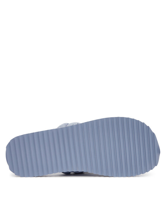 Tommy Jeans Flip flop Tommy Jeans Braided Thong Beach Sandal EN0EN02877 Albastru celest