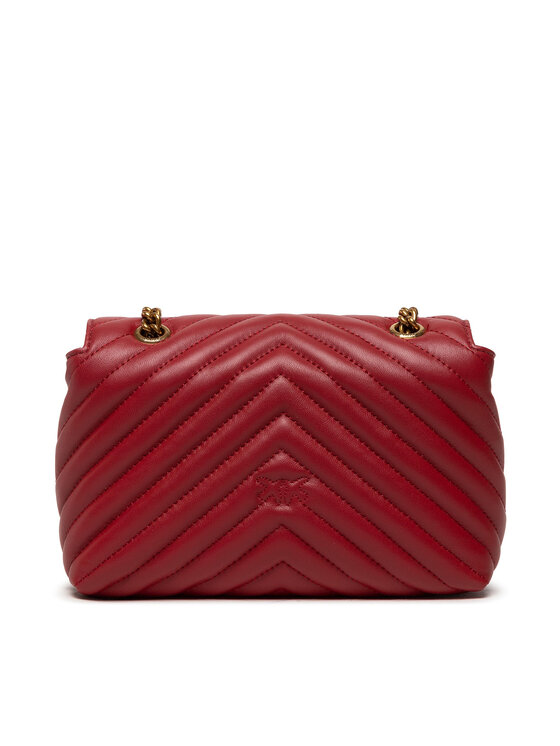 PINKO Borsetta Pinko Love Mini Lady Puff Chevron Cl Al 22-23 PLTT 1P22UN A03Z Rosso