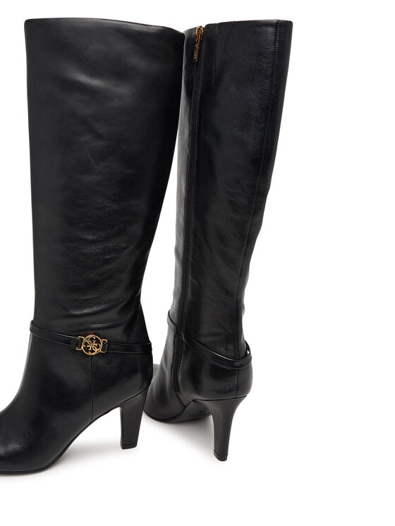 Guess Ботуши Guess FLFOAT LEA11 Черен