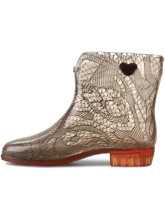Melissa Gumijas zābaki Melissa Ankle Boots Socks Sp Ad 32034 Bēšs