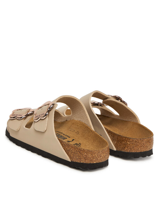Birkenstock Chanclas Birkenstock Arizona Flower Buckle Kids 1030419 D Écru