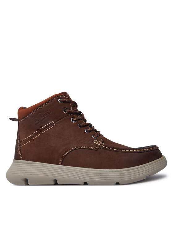 Lee Cooper Šnurovacia obuv Lee Cooper LCJ-24-33-2921MB Hnedá