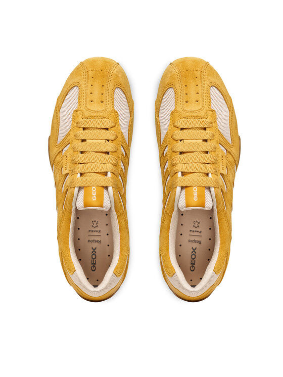 Geox Sneakersy Geox D Snake Original D65B0A 01420 C2V1S Żółty