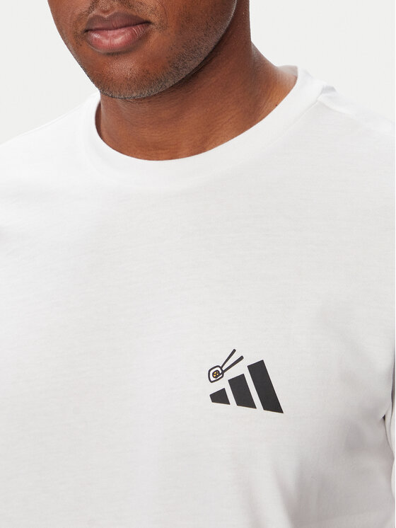 adidas adidas Футболка Sushi Graphic KT9706 Білий Regular Fit