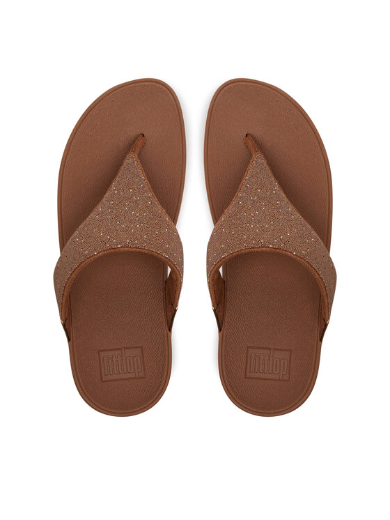 FitFlop Šlepetės per pirštą FitFlop GB4 A21 Ruda